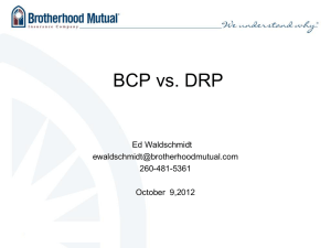 BCP vs DRP i with Ed Waldschmidt