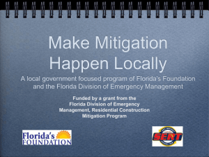 Make Mitigation Happen Locally