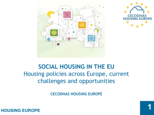 CECODHAS - Housing Europe - Social Housing Good Practices