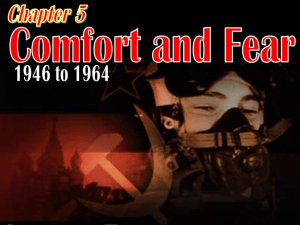 Comfort and Fear