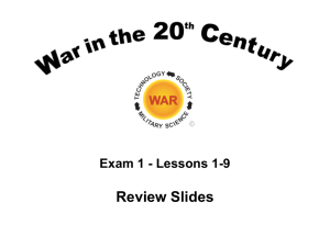 10: Exam 1 Review Slides