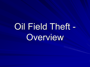 Oil Field Theft - Overview