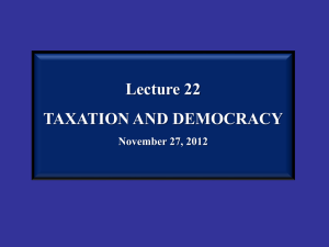 Lecture 22 taxation 2012
