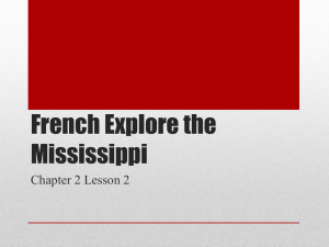 French Explore the Mississippi