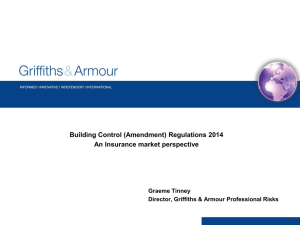 Graeme Tinney Director, Griffiths & Armour Professional Risks