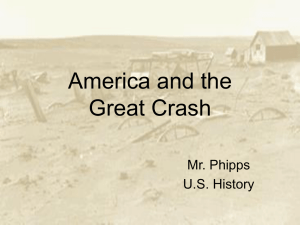 America And The Great Crash