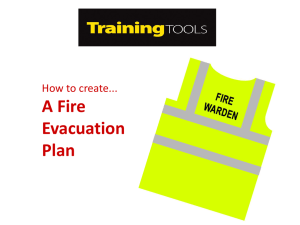How to Create a Fire Evacuation Plan (Training Tool)