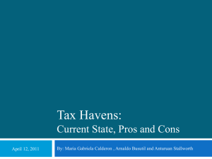 Tax Havens: Current State, Pros and Cons