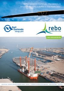 REBO terminal Oostende, the ideal hub for offshore wind activities in