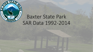 Baxter State Park SAR Data 1992-2014