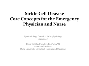 SCD - Emergency Department Sickle Cell
