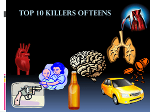 Top 10 Killers of Teens