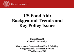 US Food Aid - Cornell University