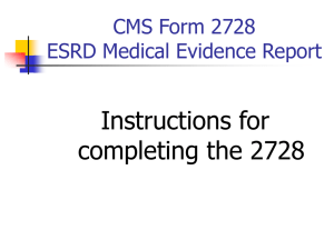 CMS Form 2728 Completion Tips