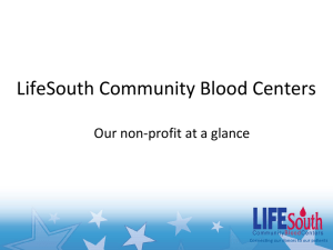 General Blood Donation Presentation