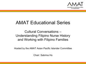Understanding Filipino Nurse History and Working with Filipino