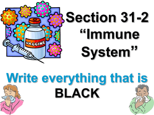 31-2 Immune System