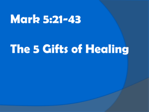 The 5 Gifts of Healing Part2 - Living Waters Methodist Church