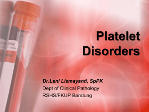 Acquired Qualitative Platelet Disorders