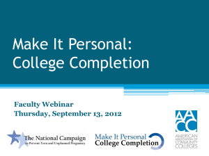 College Completion - The National Campaign | To Prevent Teen