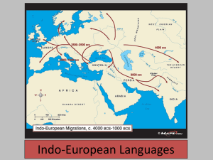 Indo European Languages PPT