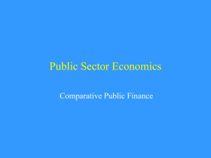 Comparative Public Finance