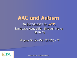 Intro to LAMP Basic Concepts - Assistive Technology of Alaska