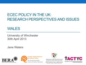 Research perspectives and issues WALES