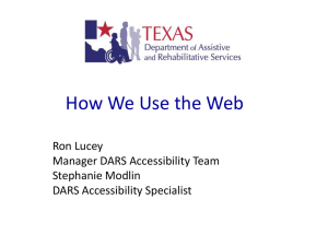 Accessibility of Electronic and Information Resources