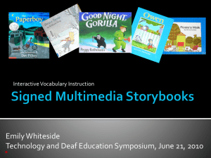 Multimedia Storybooks