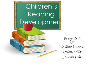 Children`s Reading Development