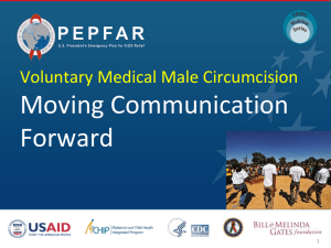 Male Circumcision in Zambia working with traditional leaders