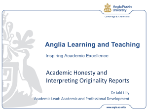 PowerPoint Slides - Anglia Learning and Teaching