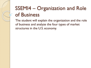 SSEMI4 – Organization and Role of Business
