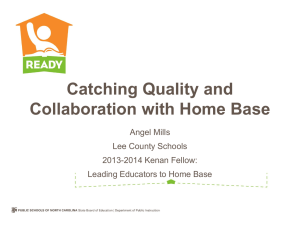 Catching Quality and Collaboration with Home Base RESAV2