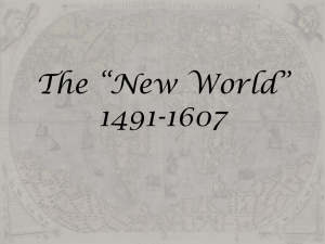 The *New World* 1491-1607