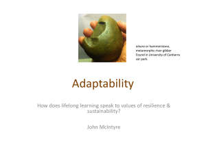 The Adaptability Value - Adult Learning Australia