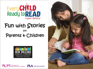 Fun with Stories - New Orleans Public Library