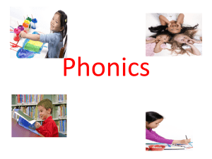 Phonics - St Edmund`s Catholic Primary School