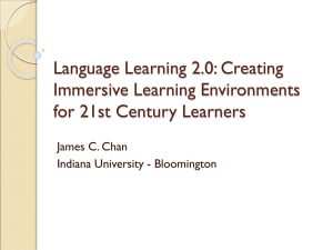 Language Learning 2.0 - The University of Texas at Austin