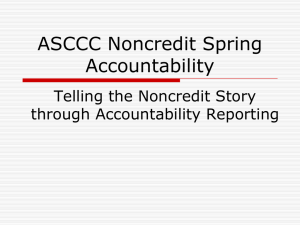 Noncredit Accountability Powerpoint