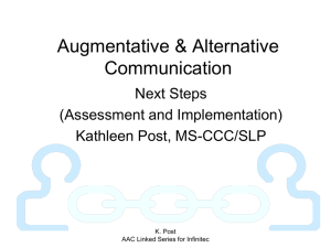 Augmentative & Alternative Communication - aacworkshop