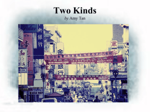Two Kinds(AMY TAN)