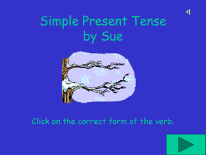 Single Present Tense by Susan