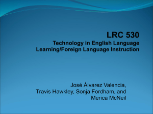Computer Assisted Language Learning, 13