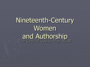 Nineteenth-Century Women and Authorship