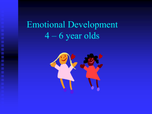Emotional Development Power Point