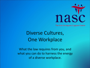 Diverse Cultures One Workplace