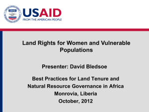 Module 3: Property Rights of Women and Vulnerable Populations