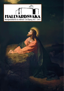 HALLVARDSVAKA Nr. 1/2012 - St Hallvard menighet